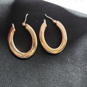 Elegant Gold Hoop Earrings